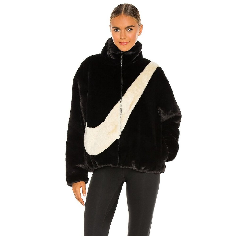 Nike Plush Faux Fur Jacket